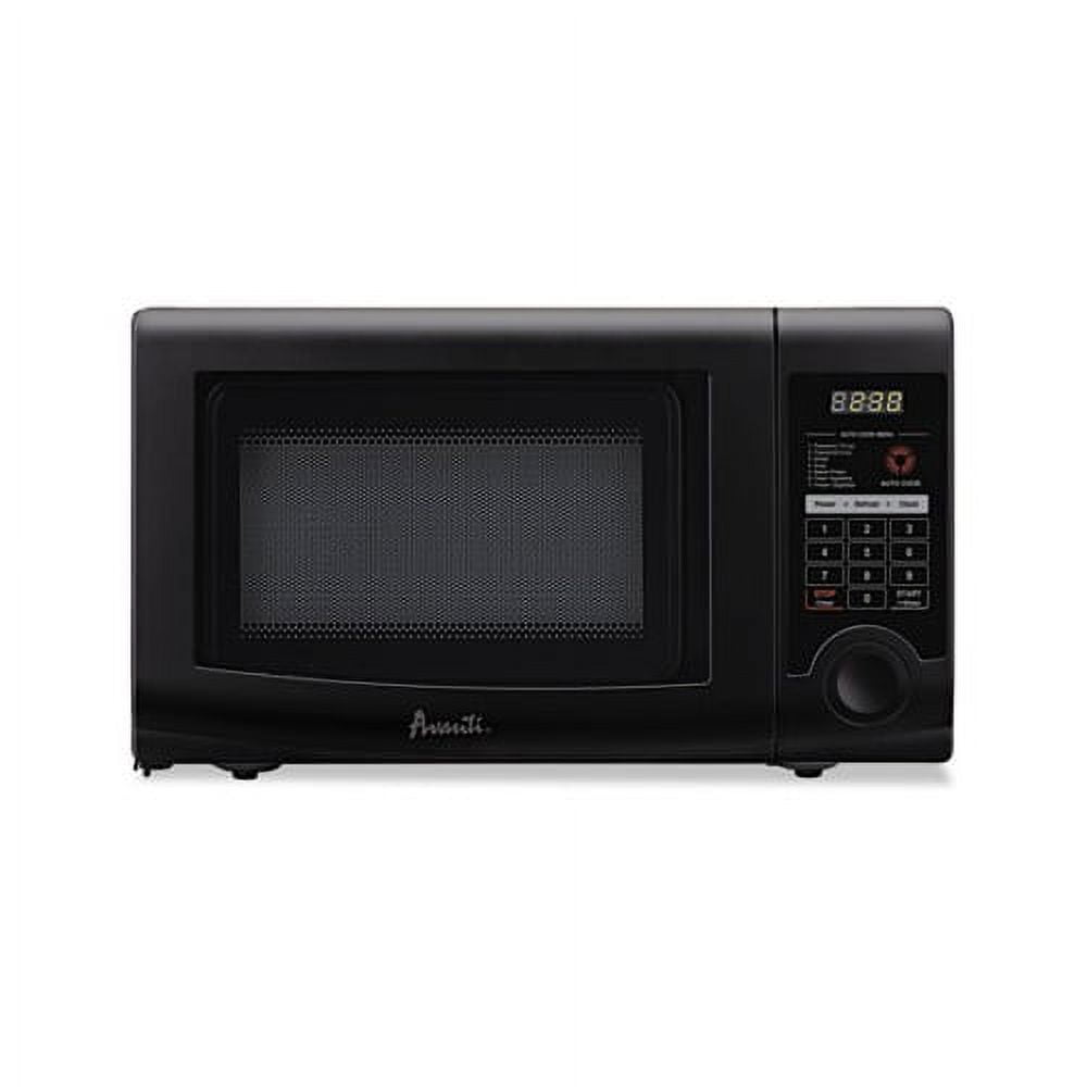 0.7 Cubic Foot Capacity Microwave Oven 700 Watts, Black