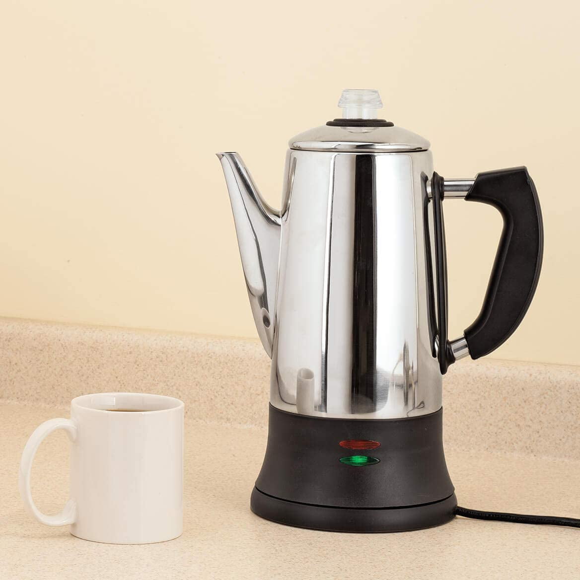 12 Cup Stainless Steel Coffee Percolator