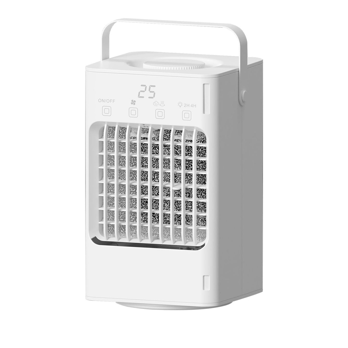 Personal Air Conditioner on Clearance! Oneshit Large Spray Aircooler Screen Display Large Airvolume Desktop Cold Fan Portable Electric Fan With Colorful Lights Chiller on Clearance