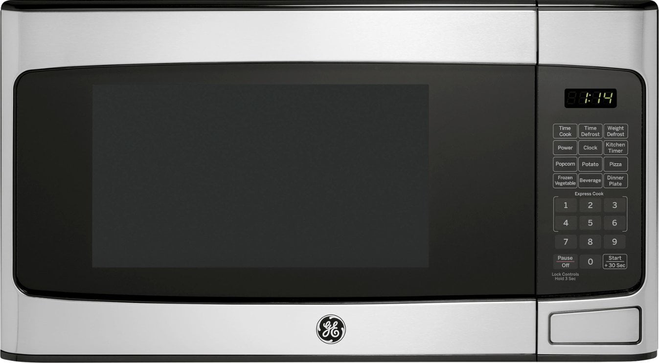 1.1 Cu. Ft. Mid-Size Microwave with Included Pasta/Veggie Cooker - Stainless Steel JESP113SPSS