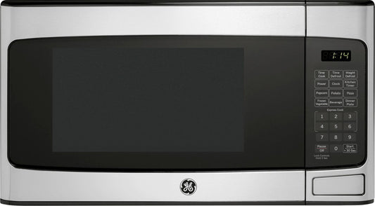 1.1 Cu. Ft. Mid-Size Microwave with Included Pasta/Veggie Cooker - Stainless Steel JESP113SPSS