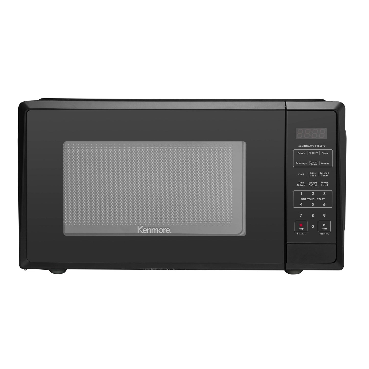 1.1 cu-ft Black Microwave - Black