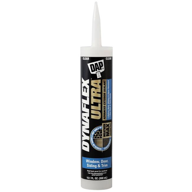 10.1 oz DynaFlex Ultra Clear Windows, Doors Siding & Trim Sealant - Pack of 12