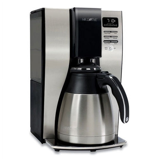 10-cup Thermal Programmable Coffeemaker, Stainless Steel/black