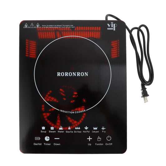 1000W 110V Portable Induction Cooktop Multi-function Electric Countertop Single Burner with Touch Screen Sensor,Timer