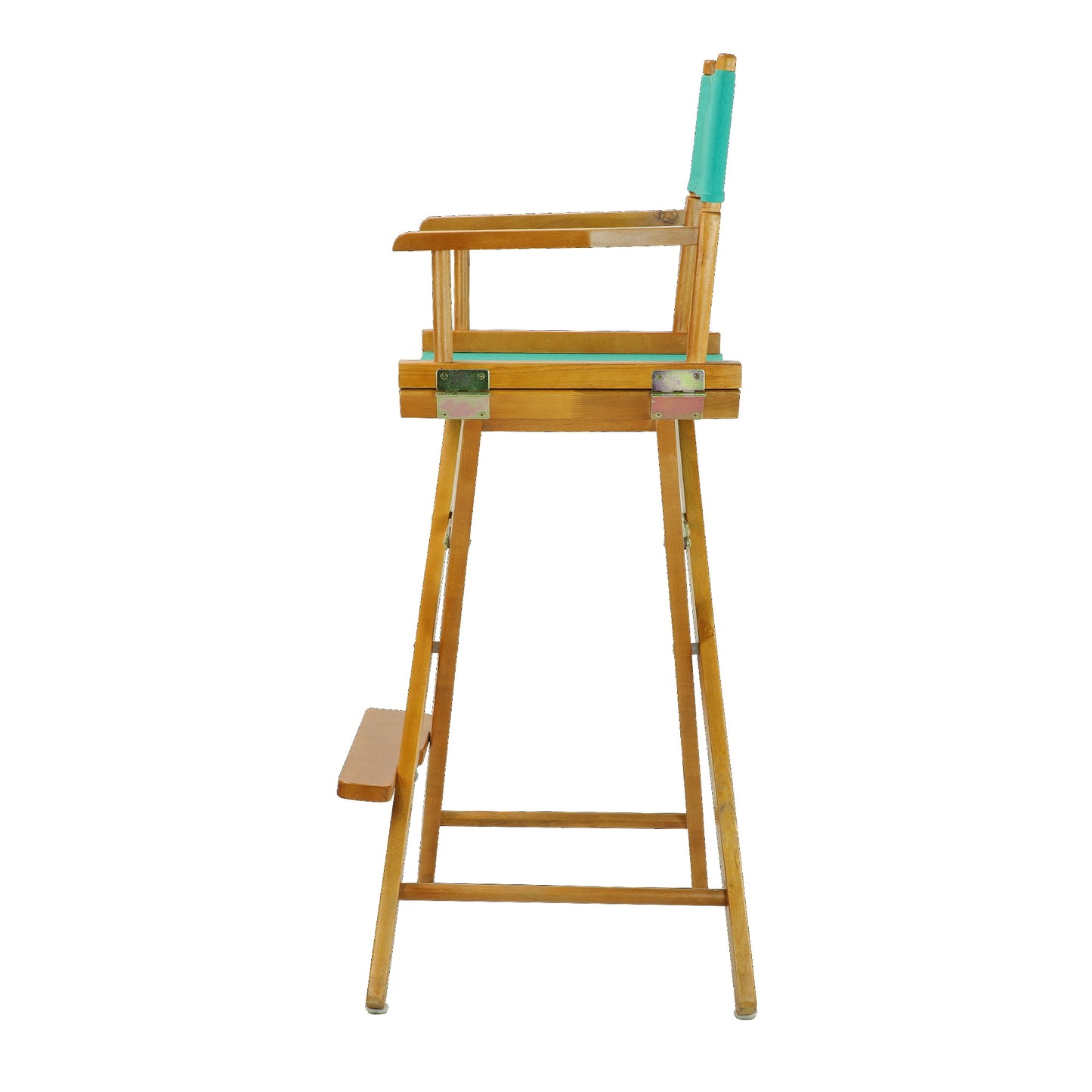 '30' Director's Chair Honey Oak Frame-Teal Canvas'