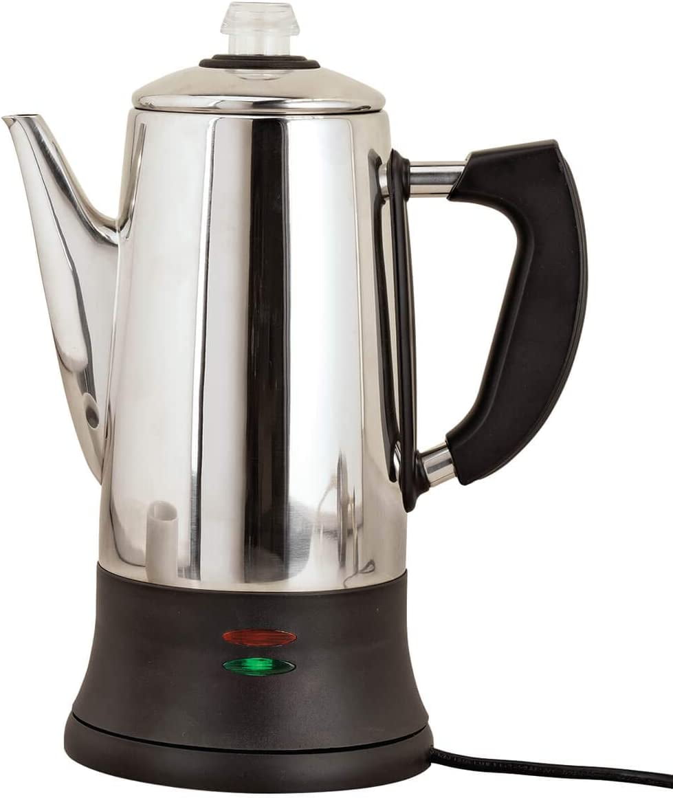 12 Cup Stainless Steel Coffee Percolator