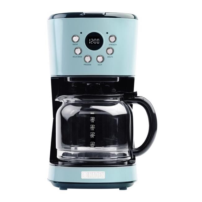 12 Cups Coffee Maker, Turquoise