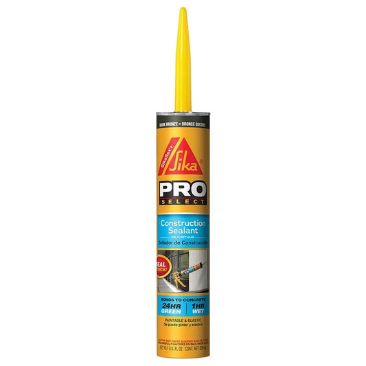 12 Pack of 10.1 oz Sika 515310 Sikaflex Dark Bronze All Purpose Construction Sealant