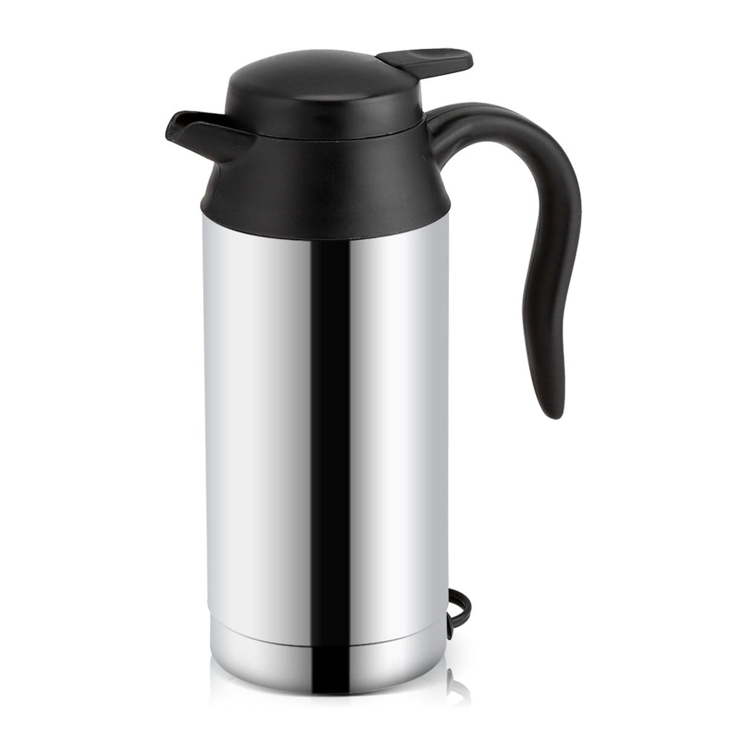 u003cpu003eu003cbu003e12V 750ml Stainless Steel Electric Car Kettle Heating Cup Coffee Mug Travel Water Bottleu003c/bu003e u003c/pu003e