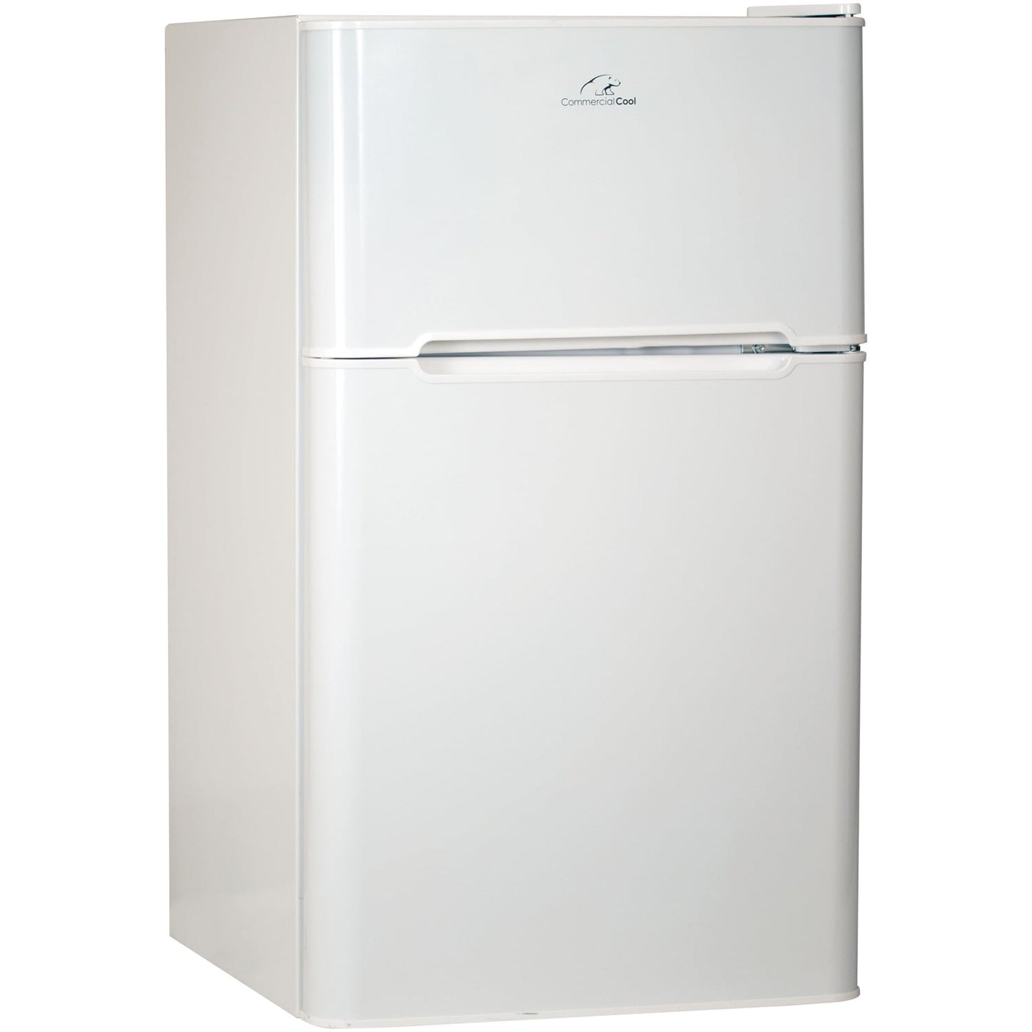 'Commercial Cool CCRD32W Compact Double Door Refrigerator with True Freezer, 3.2 Cu. Ft. Mini Fridge, White'