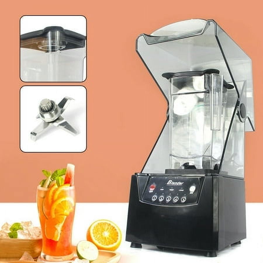 1.8L Commercial Soundproof Smoothie Blender Fruit Juicer Maker Mixer 2600W 110V