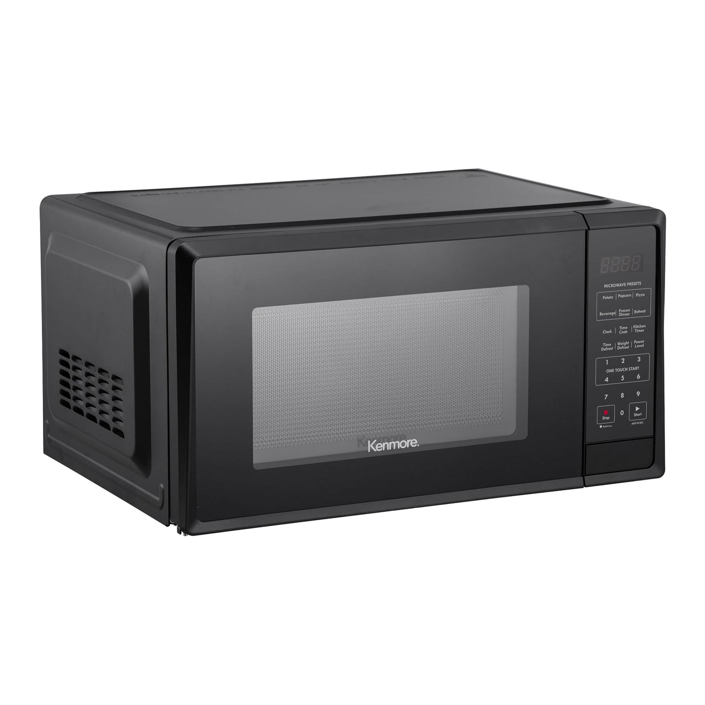 1.1 cu-ft Black Microwave - Black