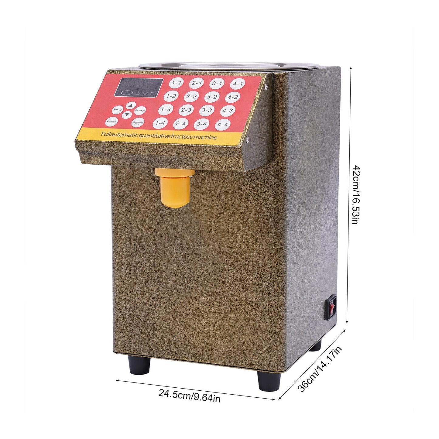 110V Dispenser Bubble Tea Equipment Fructose Quantitative Machine Sugar Syrup Bubble Tea Equipment Fructose Quantitative Machine Fructose Dispenser Bubble Tea Equipment Fructose Quantitative Machine