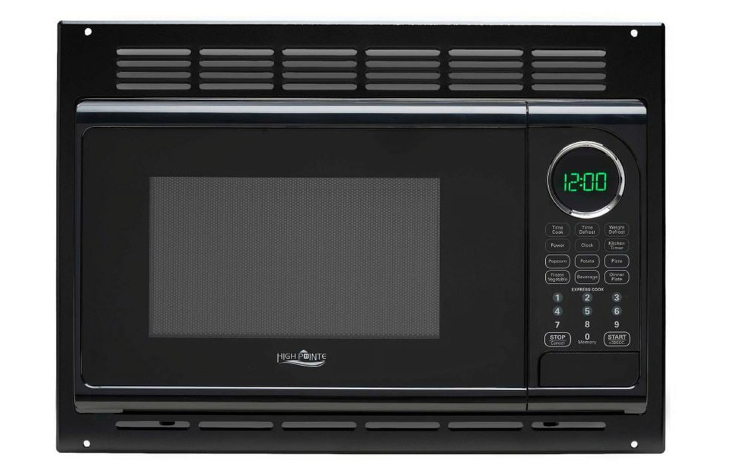 Patrick Industries PAT-102345 0.9 cu. ft. High Pointe Microwave Oven - Black