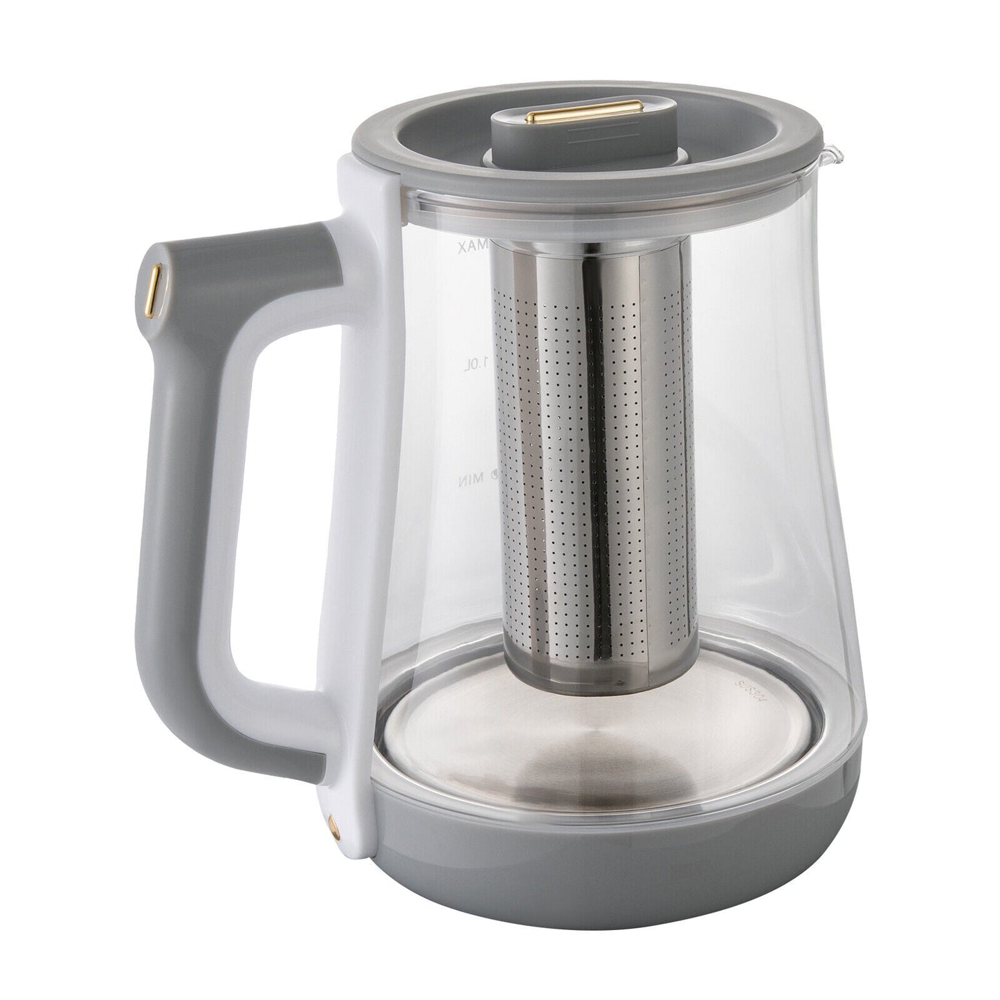 1.8L/0.48gal 800W Electric Kettle Glass Water Boiler Fast Boiling Tea Kettle Stainless Steel 40-90¡ãC/104-194¡ãF