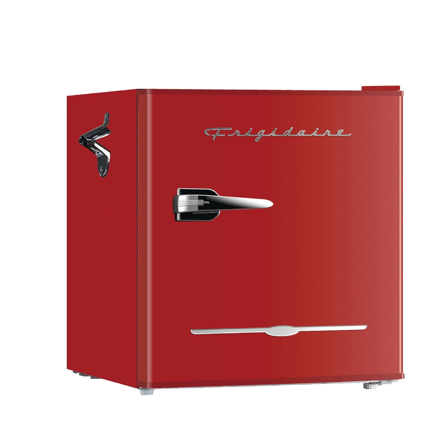 1.6 cu ft Retro Fridge With Side Bottle Opener Red