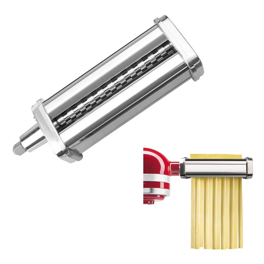 Pasta Maker Stainless Steel Pasta Spaghetti Roller Stand Type Mixer Attachment Kitchen Tool, Sheet Type(RoughNoodles)