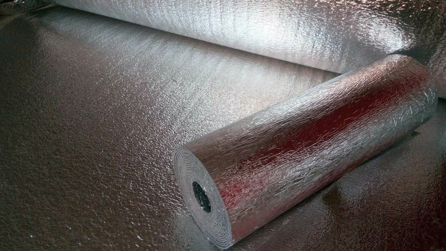 100sqft Reflective Foam Core Insulation, RADIANT BARRIER 24' X 50ft roll (AD3)