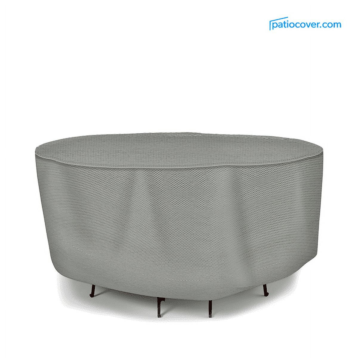 Patio Small Waterproof Round Bar Table & Chair Cover - Outdoor Patio Table Chair Combo Washable - Heavy Duty Furniture 60 Inch Combo Cover