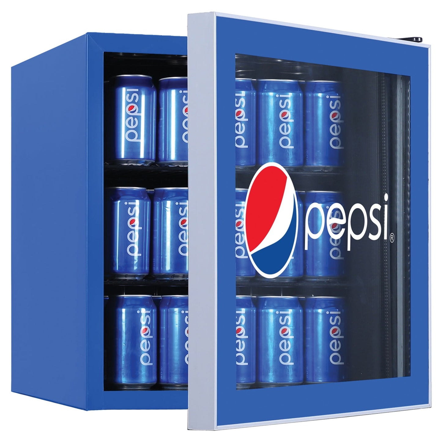 Pepsi MIS165PEP Compact Refrigerator, Blue 70 Can Capacity