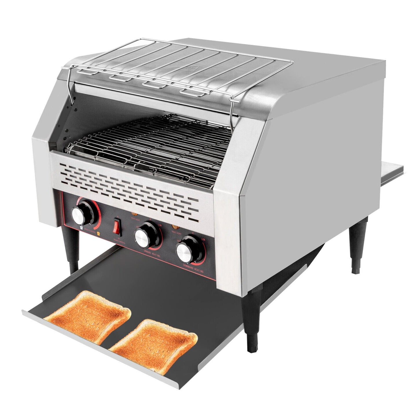 110V Commercial Conveyor Toaster Bread Baking Machine 2600W TT-450L 450Slices/H