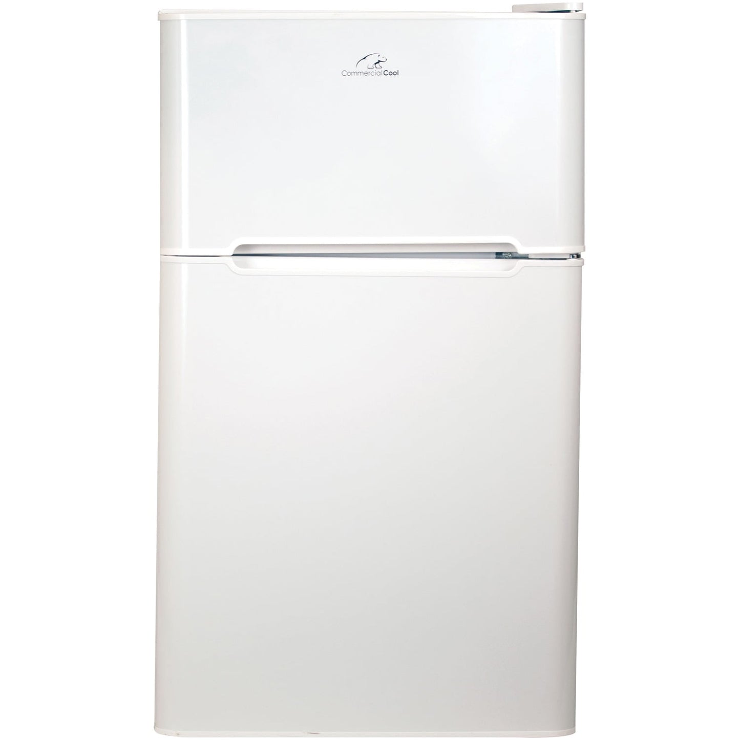 'Commercial Cool CCRD32W Compact Double Door Refrigerator with True Freezer, 3.2 Cu. Ft. Mini Fridge, White'