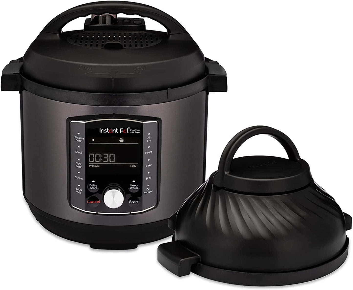 Instant Pot Pro Crisp 8-Quart Air Fryer and Electric Pressure Cooker Combo with Multicooker Lids