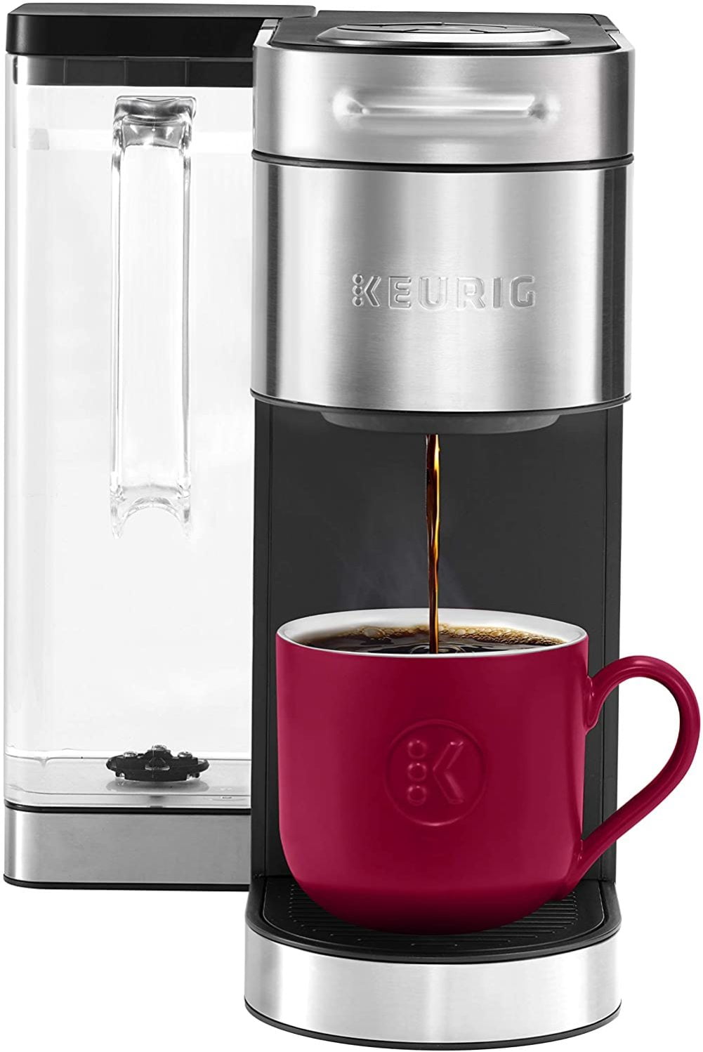 'Keurig K-Supreme Plus Coffee Maker, Single Serve K-Cup Pod Coffee Brewer, With MultiStream Technology, 78 Oz Removable Reservoir, and Programmable Settings, Stainless Steel'