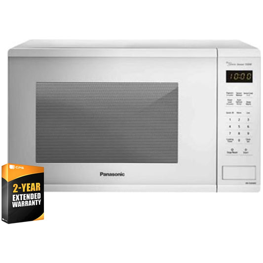 Panasonic NN-SU676S 1.3 Cu.Ft. Stainless Steel Microwave Oven Bundle with 2 YR CPS Enhanced Protection Pack