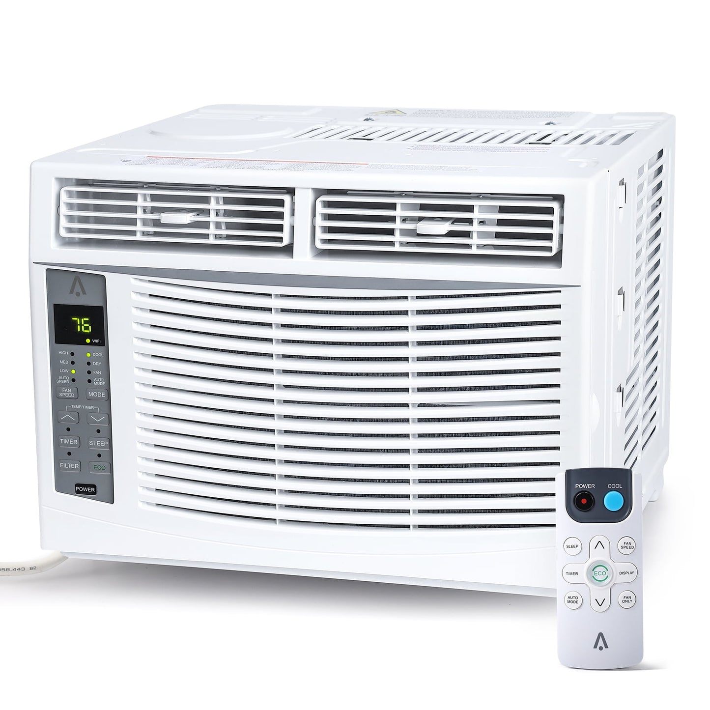 Patikuin 6,000 BTU Window-Mounted Air Conditioner 115V with Remote/APP Control and ECO Mode