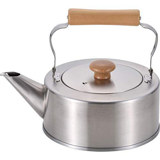 Peace Fraise Made in Japan Somehow nostalgic straight kettle 2.5L wooden pattern IH compatible CS-004 Chitose