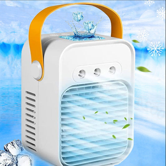 Personal Air Cooler Fan Personal Air Cooler Mini Desk Air Conditioner Personal Mini Air Cooling Fan Portable Air Conditioner Fan Bedroom Ac Room Cooler Desk Air Conditioner