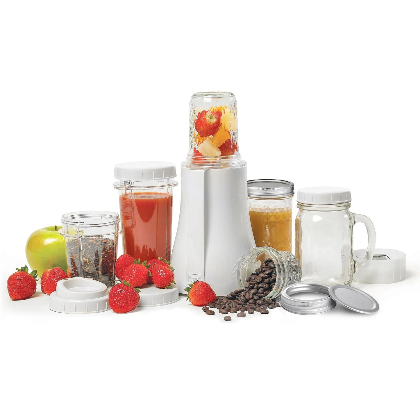 Personal Blender? Original Single-Serving Blender (16-Piece Mason Jar Set)