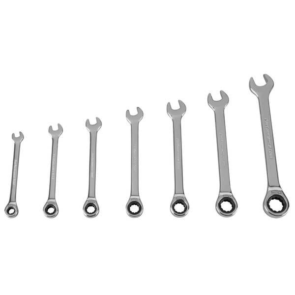 Performance Tool 7-Piece SAE Ratcheting Wrench Set