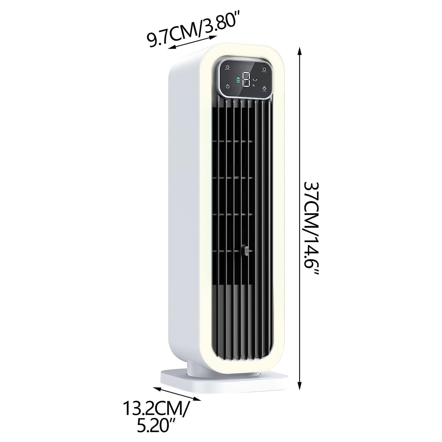 Peorpel Air Conditioners Fan, Evaporative Air Conditioner ,3 Speeds Personal Air Conditioner,Personal Air Cooler with Humidifier for Room Bedroom Office Desk