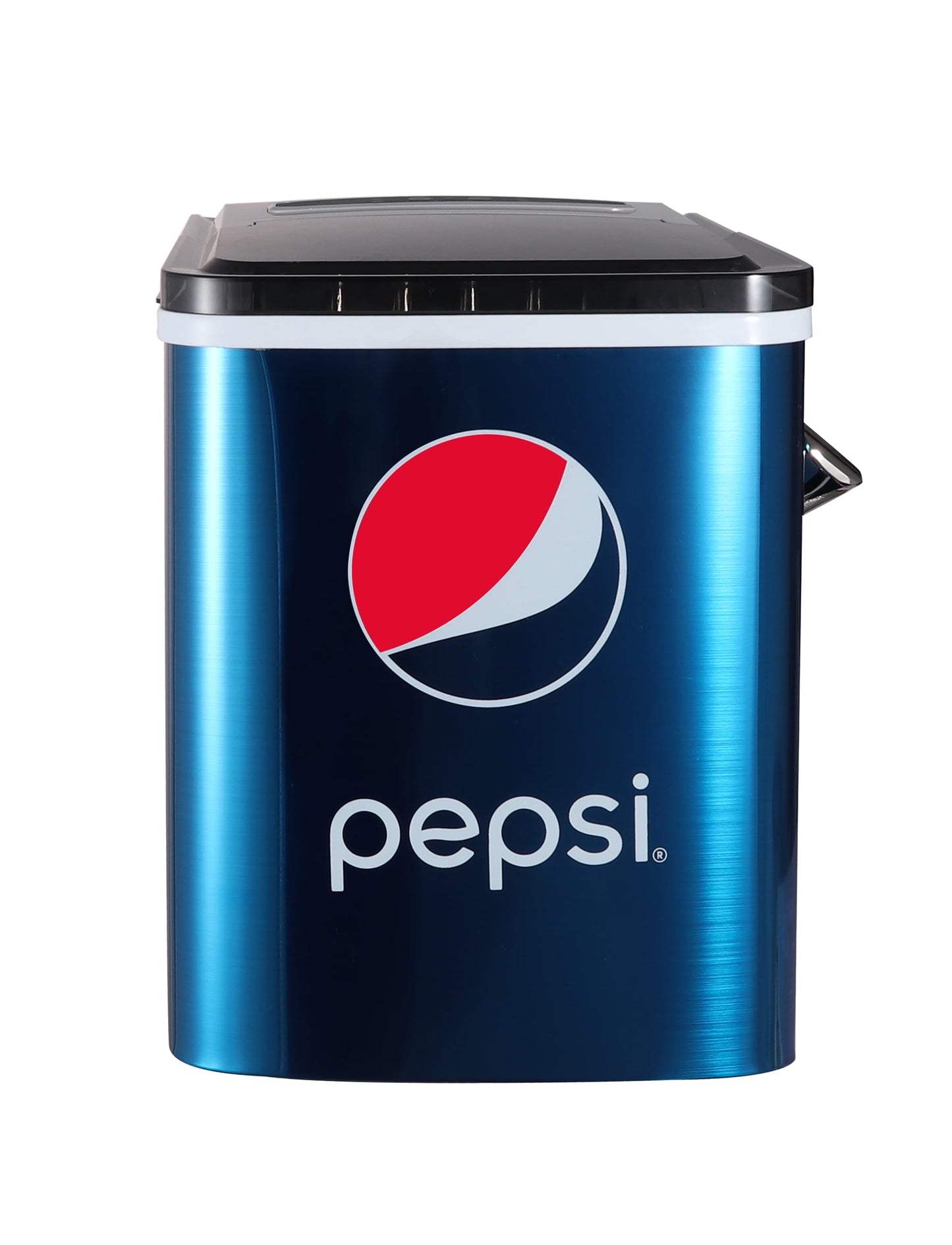 Pepsi 26lbs. Stainless Steel Ice Maker, Built In Bottle Opener - Blue