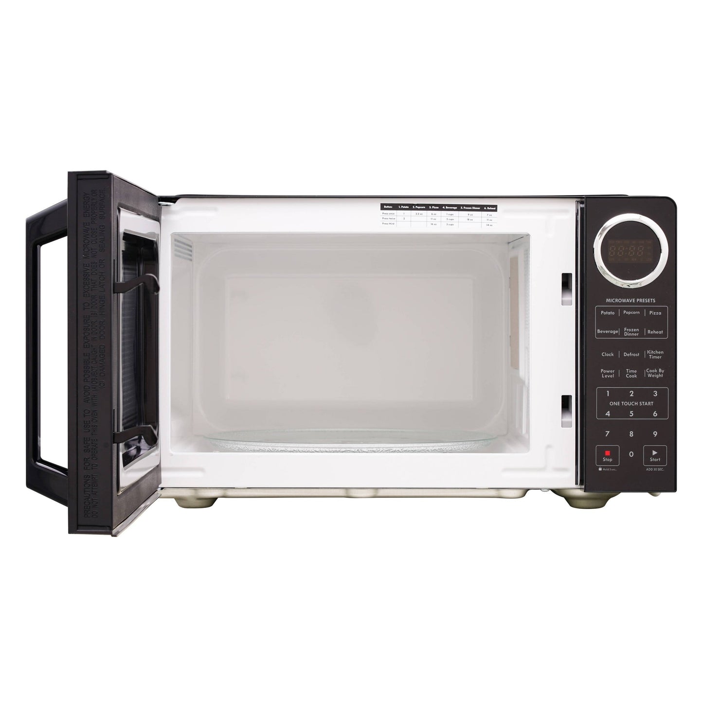 0.9 cu-ft Microwave - Black