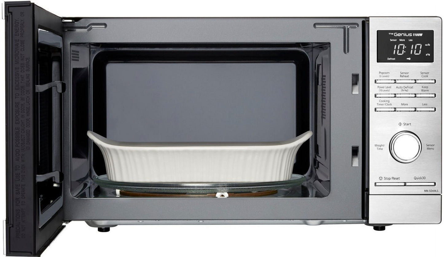 1.3 Cu. Ft. 1100 Watt Microwave with Sensor Cooking - Stainless Steel