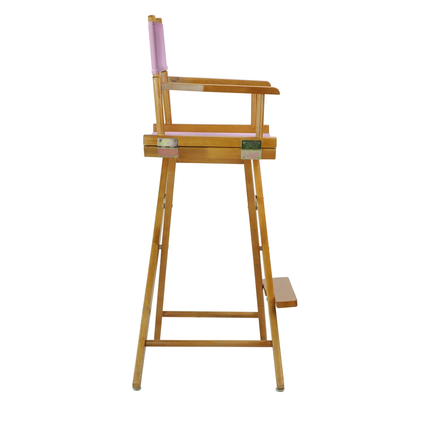 '30' Director's Chair Honey Oak Frame-Pink Canvas'