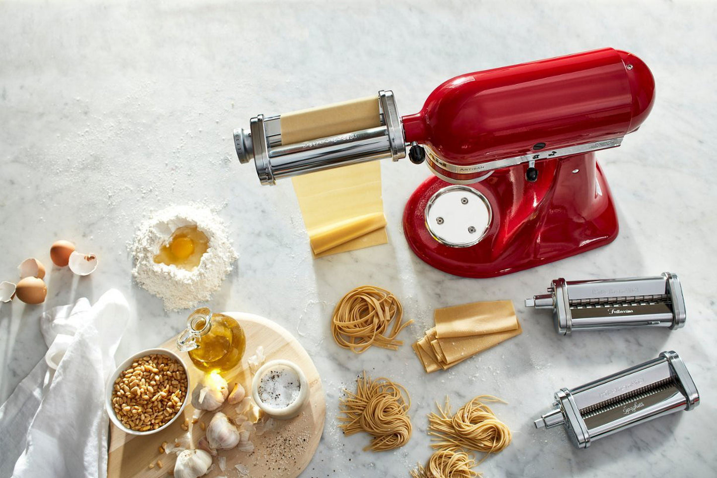 Pasta Roller Attachments for Most Stand Mixers - Stainless Steel