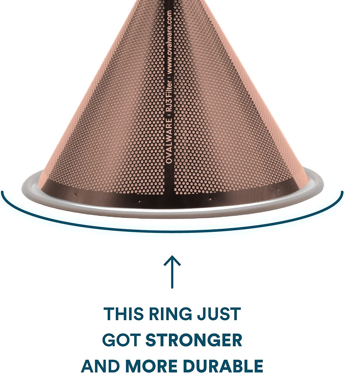 Paperless Stainless Steel Pour Over Coffee Filter - Reusable Cone Dripper for Chemex and Hario V60 - Dual Filter Technology for Enhanced Flavor - BPA-Free Silicone Grip - [Product Name] Note: Please