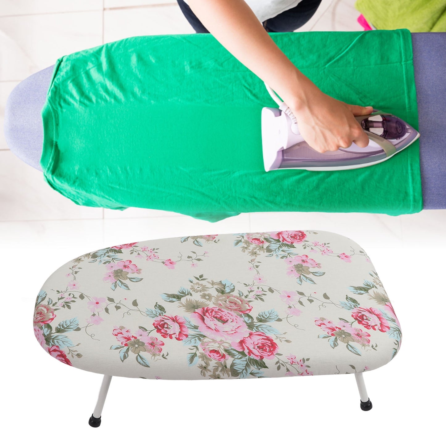 u003cpu003eu003cbu003eMini Ironing Board Foldable Space Saving Easy Moving Portable Small Tabletop Cloth Ironing Board For Roomu003c/bu003e u003c/pu003e