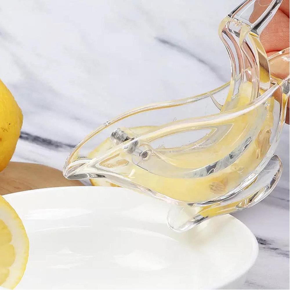 1/2/3pcs Handheld Quick Fruit Juicer Plastic Transparent Simple Lemon Clip Manual Juicer Orange Squeezer Machine Kitchen Gadget