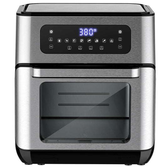 10-Quart Air Fryer, 8 Cooking Modes Functions, Stainless Steel LED Touch Display Countertop Baker Oven